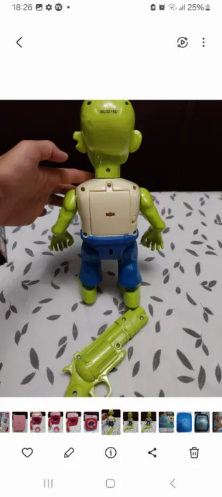 Zombie Invasión Juguete con Pistola