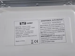 Microondas Sauber Blanco