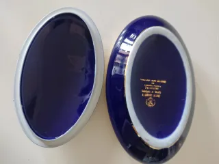 PORCELANA LIMOGES - JOYERO Y JARRONES