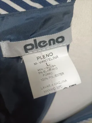 Vestido rayas azul y blanco