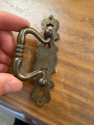 Tiradores vintage latón