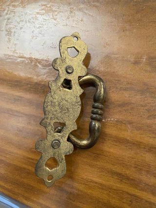 Tiradores vintage latón