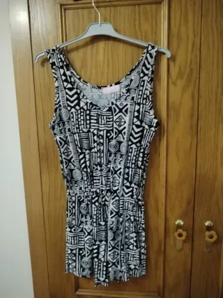 Mono corto verano estampado étnico T.M