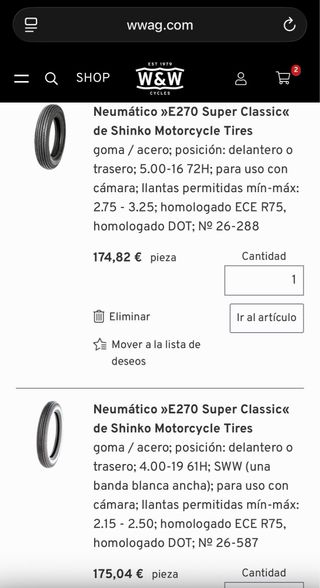 Ruedas Harley Panhead Star Hub 19 y 16