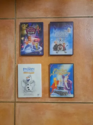 OFERTA LOTE 5 Películas DVD Clásicos Disney.