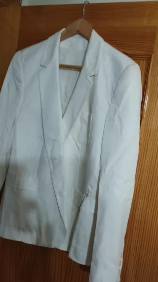 Blazer blanca talla 44/46