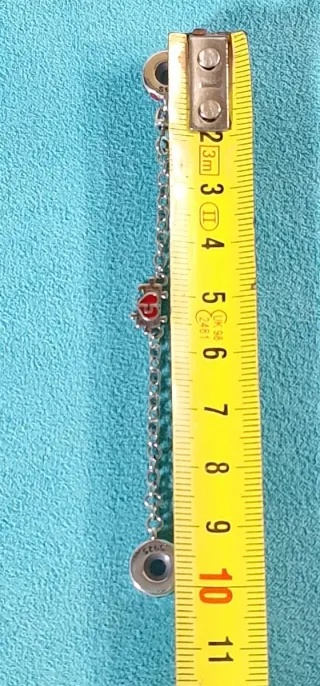 Charm Doble Plata 925 "Puzzle Corazón" con cadena.