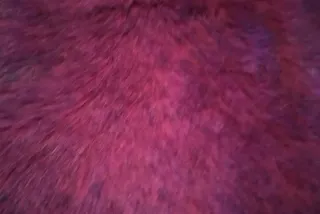 Estola/cuello piel sintética rosa fucsia