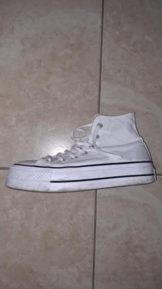 Converse donna tela bianche 37.5