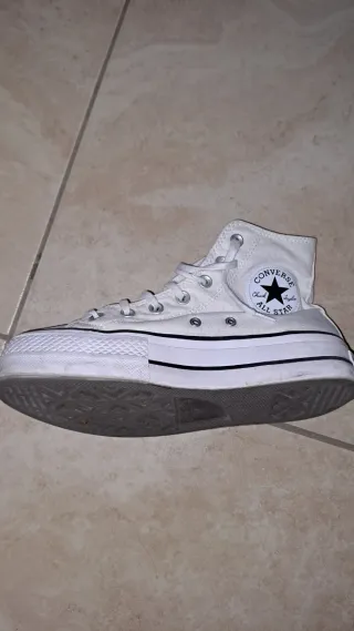 Converse donna tela bianche 37.5