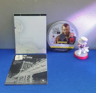 SOLO JUEGO PS3 MANUAL GRAND THEFT AUTO IV 4 GTA