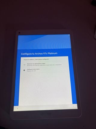 Tablet Archos 97c Platinum Plata/Blanca
