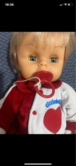 Cicciobello Batticuore piange se gli togli ciuccio