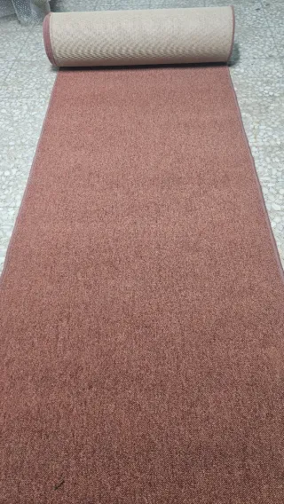 Alfombra 10m x 1m Color Teja