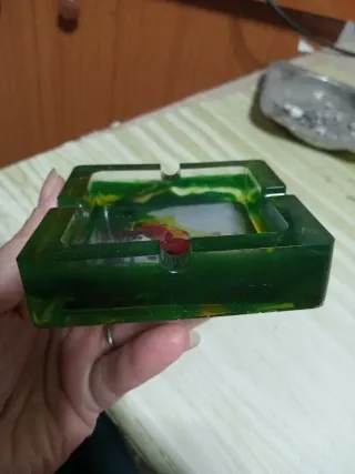 Posacenere Verde con Joker