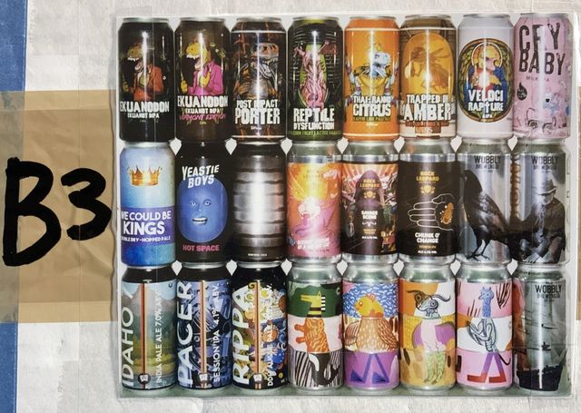 Lattine di birra da collezione vuote serie B