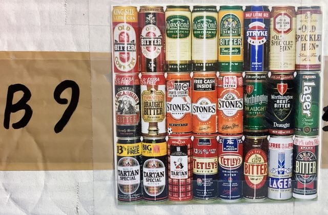 Lattine di birra da collezione vuote serie B