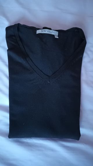 Jersey fino Tex negro