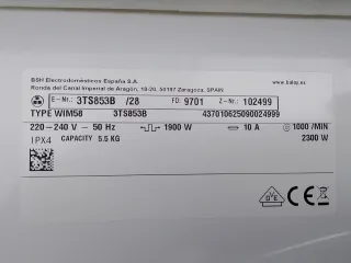 Lavadora Balay 5.5kg