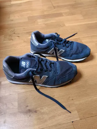 Zapatillas New Balance 500 Azul/Plata