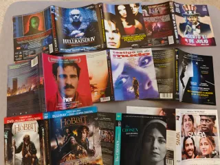 Colección caratulas de películas en Blu-ray