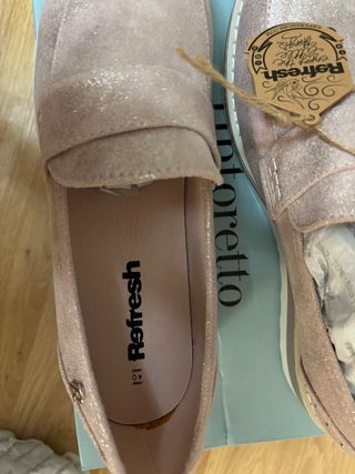 Mocasines Refresh Rosados Brillantes