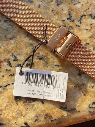 Reloj mujer Daniel Wellington Negro Dorado