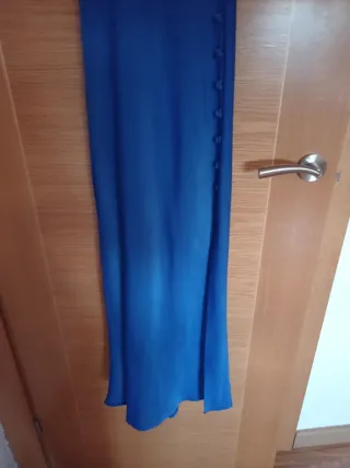 Vestido largo fiesta Zara.