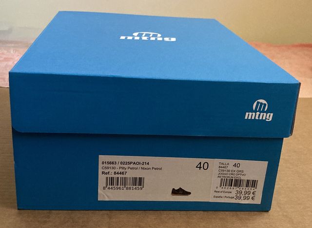 Plantillas Mustang Joggo azules talla 40