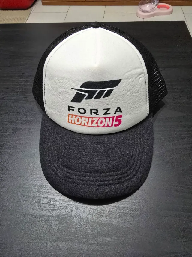 Gorra Forza Horizon 5 Negra y Blanca