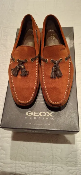 Mocasines Geox Ante Marrón Borlas