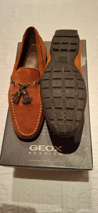 Mocasines Geox Ante Marrón Borlas