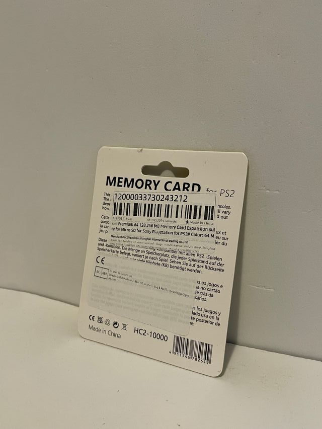 Tarjeta Memoria PS2 64MB Negra