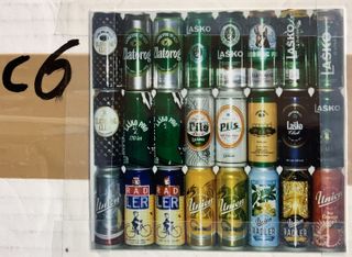 Lattine di birra da collezione vuote