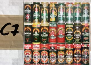 Lattine di birra da collezione vuote