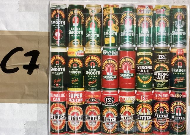 Lattine di birra da collezione vuote