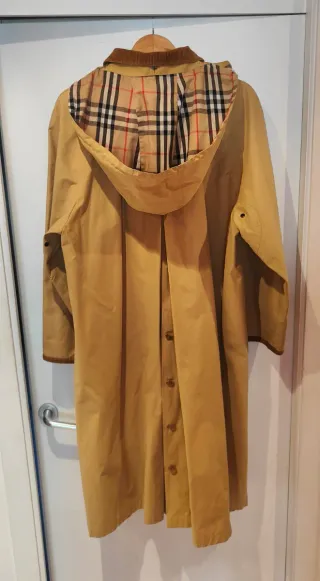 Gabardina Burberrys Mujer Color mostaza