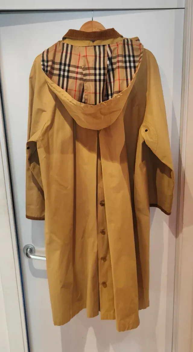 Gabardina Burberrys Mujer Color mostaza