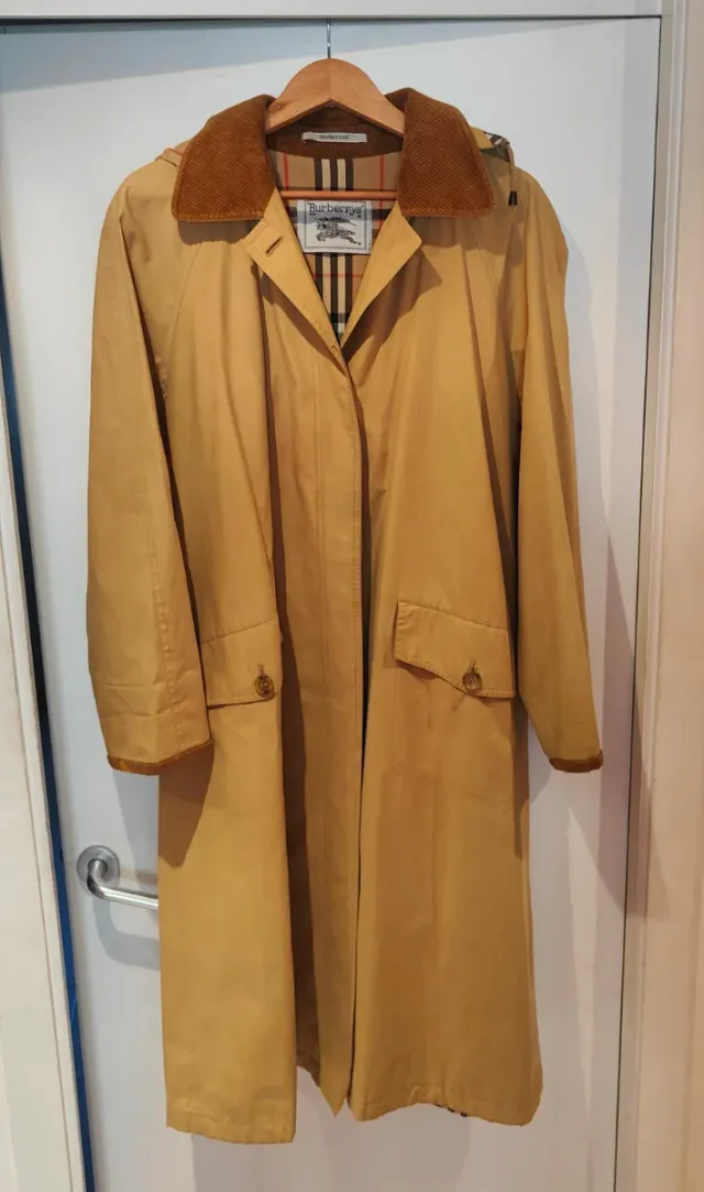 Gabardina Burberrys Mujer Color mostaza