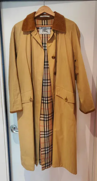 Gabardina Burberrys Mujer Color mostaza