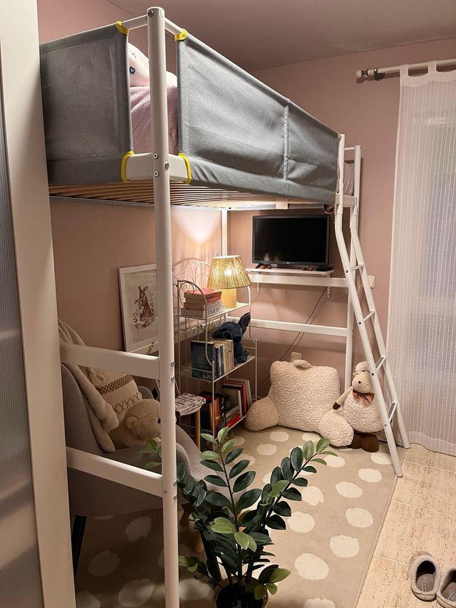 Cama alta IKEA VITVAL – litera – NUEVA