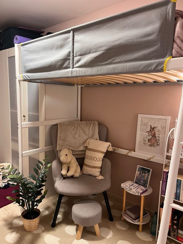 Cama alta IKEA VITVAL – litera – NUEVA