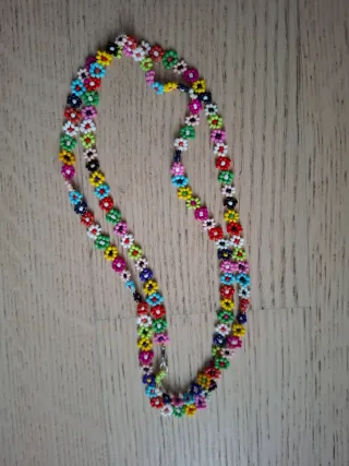 Collana fiorellini multicolor