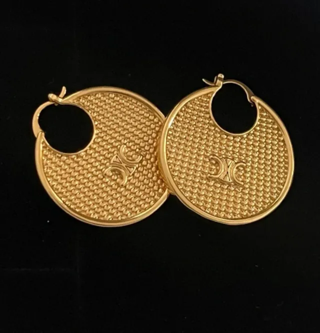 Orecchini a cerchio dorati