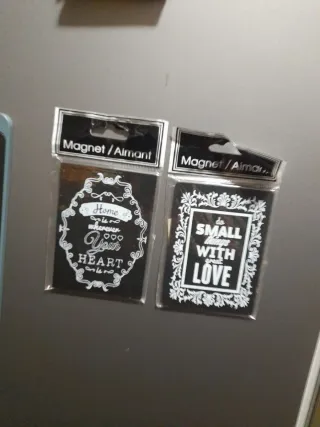 2 Magneti Decorativi Metallo