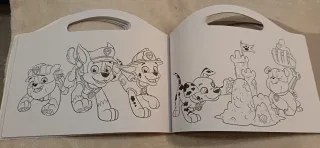 Libros para pintar de la PATRULLA CANINA