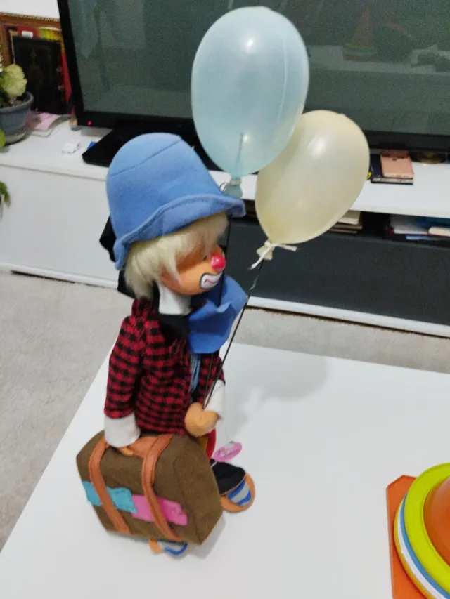 Payaso de tela para decoración