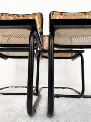 SILLA CESCA B32. ESTRCUTURA NEGRA. ITALIA. 90s