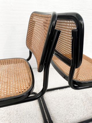 SILLA CESCA B32. ESTRCUTURA NEGRA. ITALIA. 90s