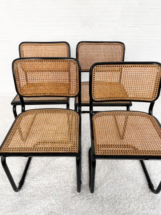 SILLA CESCA B32. ESTRCUTURA NEGRA. ITALIA. 90s